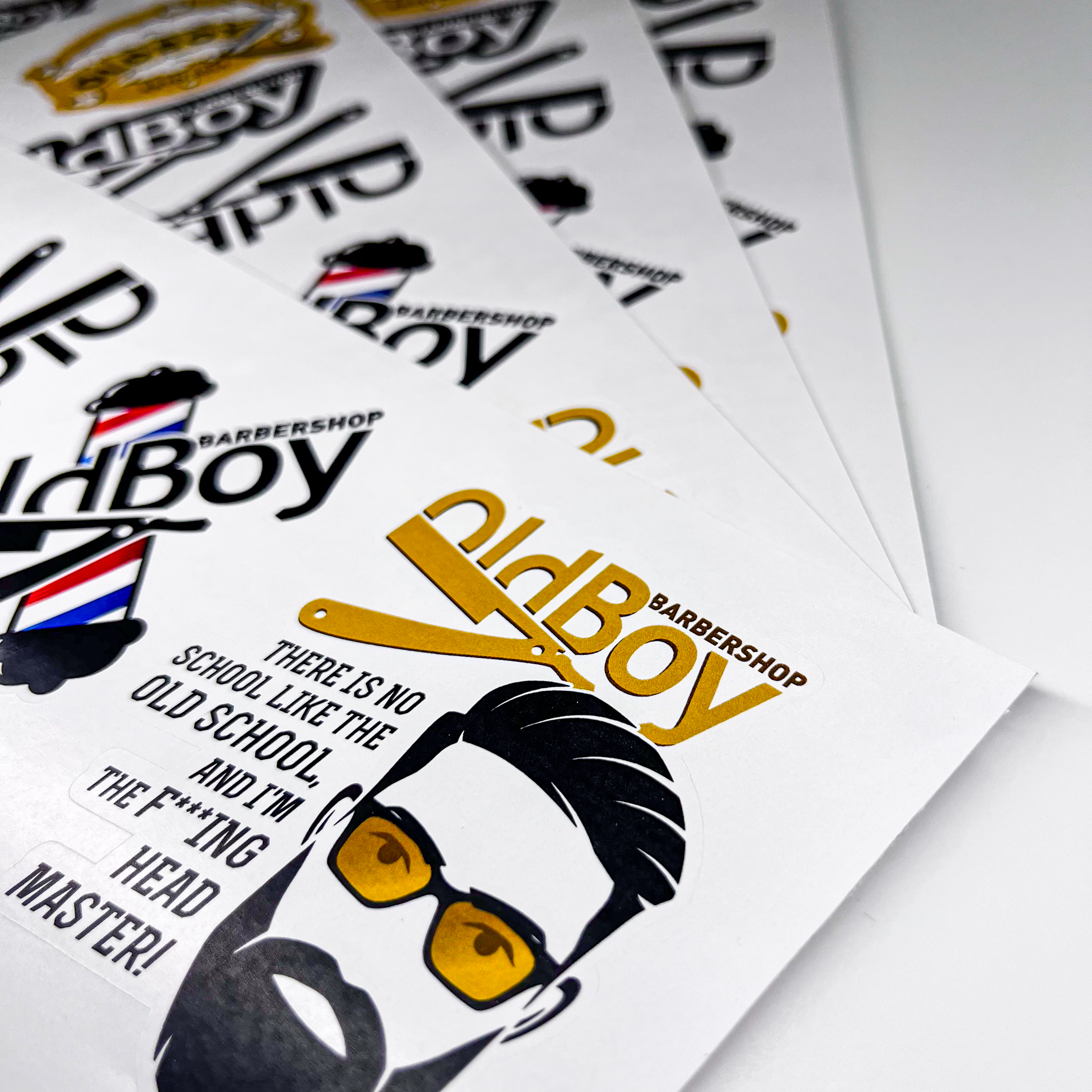 Стикерпаки для барбершопа OldBoy