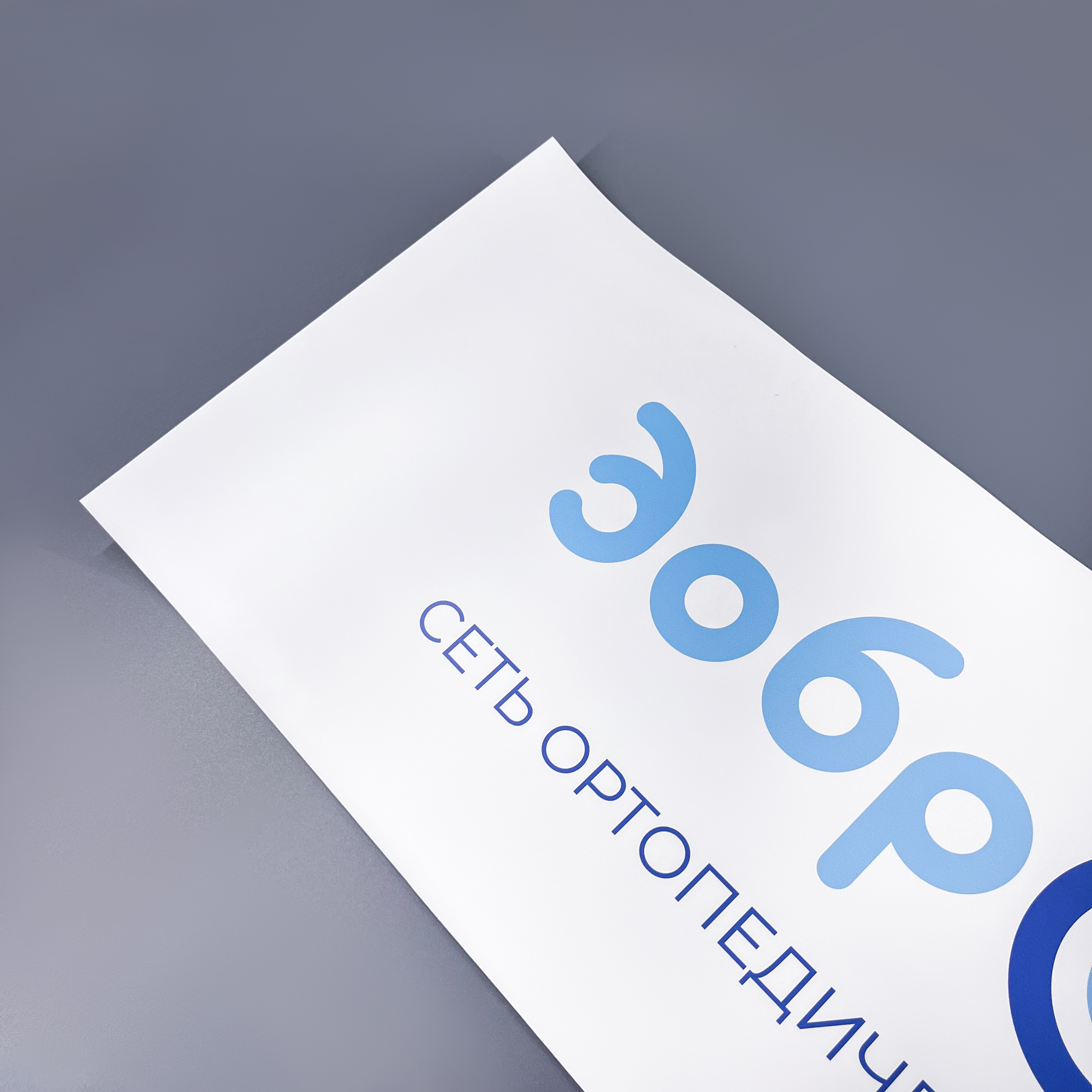 Наклейки и баннер в роллап для сети Добро Орто