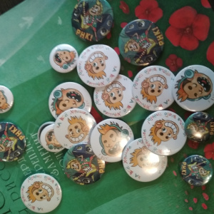 Наклейки и значки для группы Депрессивный Психоз